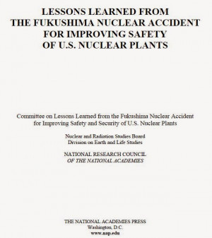 NAS Safety Culture Lessons Learned from Fukushima—Presentation to ...