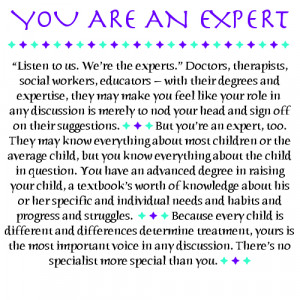 You Are an Expert. Photo Credit: Copyright © 2006 by Terri Mauro
