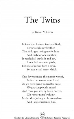 The Twins, A Poem by Henry S. Leigh (Plot): Spotlight On Literary ...