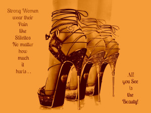 Stiletto women words fashion quotes shoes