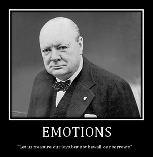 Let us treasure our joys but not bewail our sorrows.