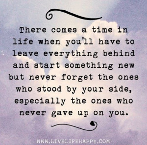 ll never give up on you....