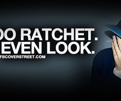 She Too Ratchet Quote Facebook Cover - kootation.com