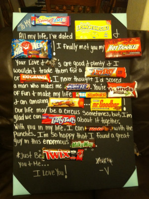 Candy Bar Poem For Boyfriend