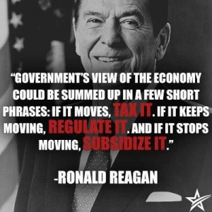 Ronald Reagan Quotes About Taxes