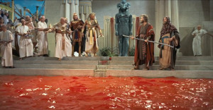 Photo of Moses , as portrayed by Charlton Heston from 