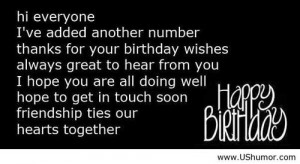 Happy birthday wish reply US Humor - Funny pictures, Quotes, Pics, ...