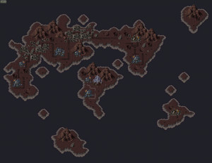 Chrono Trigger world map 2300 AD