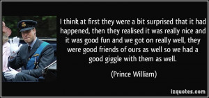 More Prince William Quotes