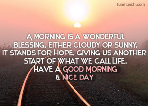 Good Morning Graphic