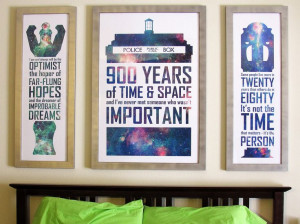 Awesome home made Doctor Who posters