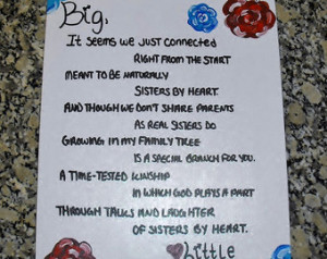Big Sister Sorority Poems Sisters by heart sorority