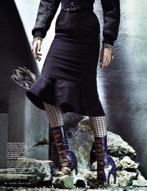 Keep Stepping: Quote by Marsha Sinetar Photo From Vogue Russia