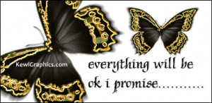 Everything will be ok I promise Facebook Graphic