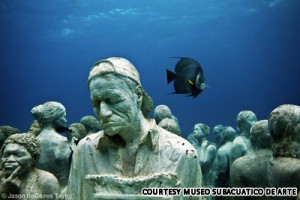 カンクン水中美術館（Cancun Underwater Museum）とも ...