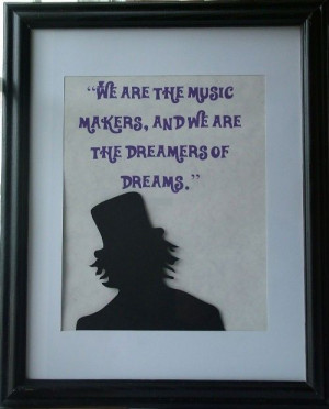 Willy Wonka Inspired Silhouette and Quote by storybooksilhouettes, $30 ...