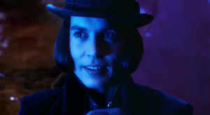Johnny Depp as Willy Wonka in Charlie and the Chocolate Factory (2005)