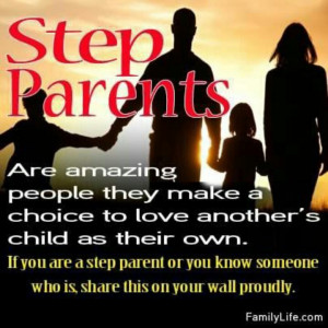 it as being a step parent. I put my heart & soul into being a parent ...