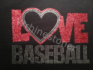 Baseball Quotes About Love Of The Game Baseball love rhinestone and