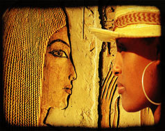An Ancient Egyptian and a Modern Ethiopian lady (virtually identical ...