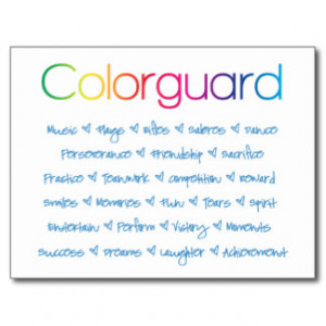 Colorguard Cards & More