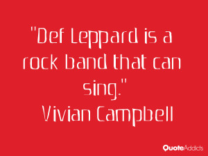 Def Leppard is a rock band that can sing Wallpaper 3