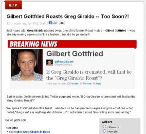 Comedian Greg Giraldo Has Died - RIP