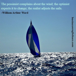 Inspirational Quote of Week – Pessimism and Optimism
