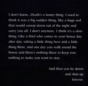 neil gaiman sandman death quotes