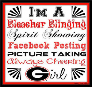 UGA Girl, GA, Georgia girl, football, facebook, spirit! Love my ...