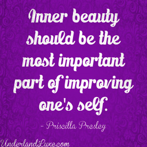 What does that even mean? There are manyexplanations of inner beauty ...