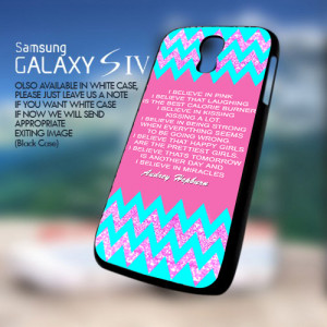 Chevron With Quote Audrey hepburn quote chevron