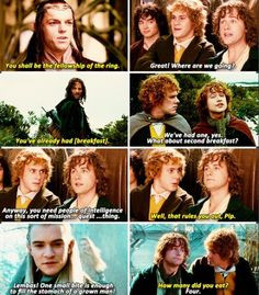 Merry and Pippin love to have the last word