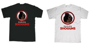 Harlem Shoguns Black And White T-Shirts