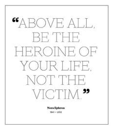 Ephron....yes!! i hate people that play the victim and Milk it for all ...