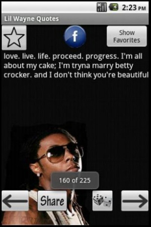 View bigger - Lil Wayne Quotes for Android screenshot