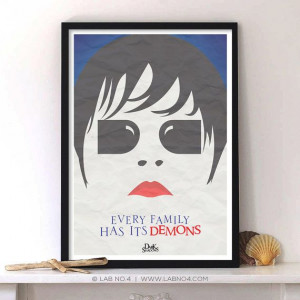 Dark Shadows Movies Character & Typography Print Poster