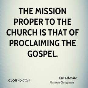 Karl Lehmann Faith Quotes