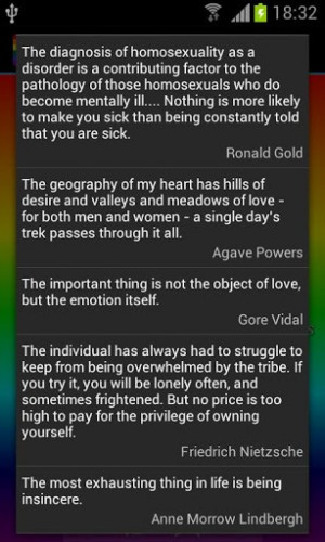 Excellent quotes about homosexuality!