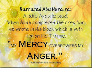 My Mercy Overpowers My Anger… |Hadith On Mercy Of ALLAH
