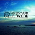christian quotes, sayings, focus on god