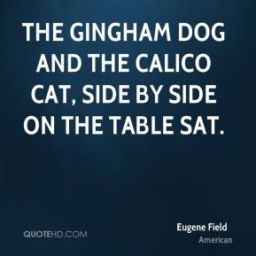Eugene Field Gingham Dog And Calico Cat