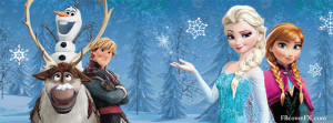 Frozen Elsa Anna Olaf 19 Facebook Cover