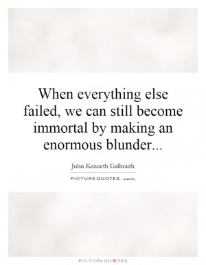 When everything else failed, we can still become immortal by making an ...