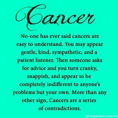 Zodiac City - Why Your Sign Is Important: Cancer.