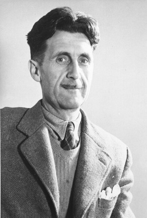 Indian-born English writer George Orwell (1903)