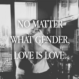 Love Is Love Gay Support Quote Picture
