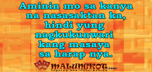 Aminin mo sa kanya na nasasaktan ka, hindi yung nagkukunwari kang ...