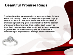 Promise rings