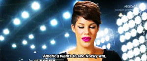Reblog if you’re rooting for Flawdess Rocky~